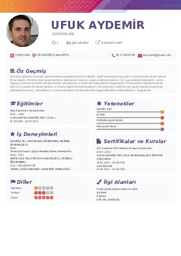 Sosyolog Cv Örnekleri cv indir